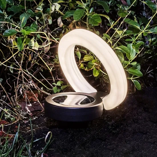 Rábalux Bokod fekete LED napelemes kültéri leszúrható lámpa (RAB-77187) LED 1 izzós IP44