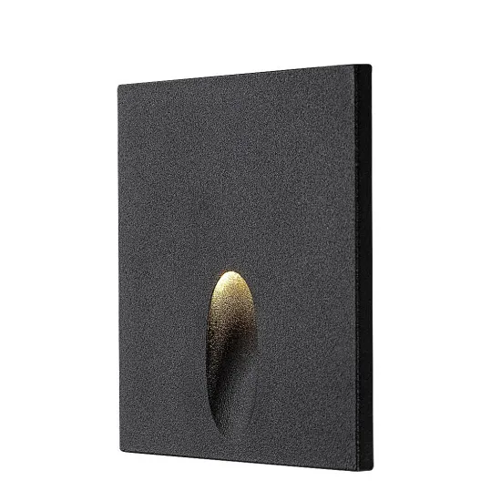 Rábalux Boven fekete kültéri LED lépcsővilágító lámpa (RAB-71169) LED 1 izzós IP54