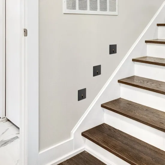 Rábalux Boven fekete LED lépcsővilágító lámpa (RAB-71171) LED 1 izzós IP20