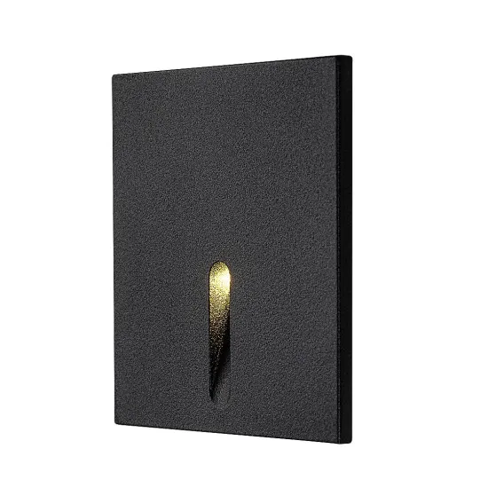 Rábalux Boven fekete LED lépcsővilágító lámpa (RAB-71171) LED 1 izzós IP20