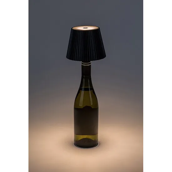 Rábalux Burdur fekete kültéri palackba illeszthető LED asztali lámpa (RAB-77142) LED 1 izzós IP44