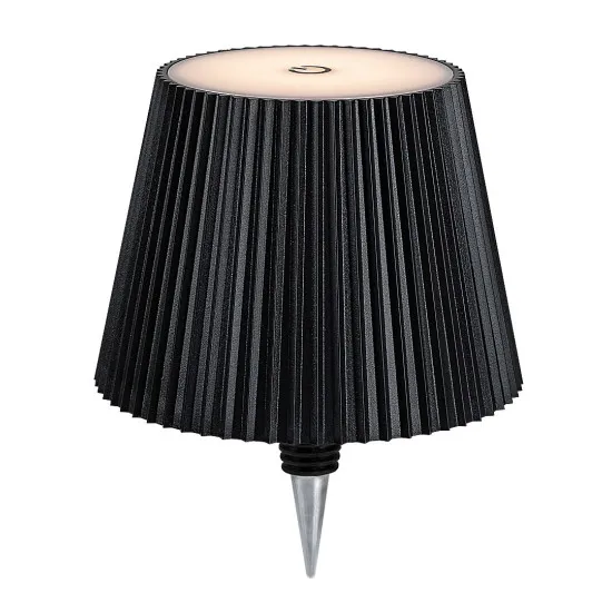 Rábalux Burdur fekete kültéri palackba illeszthető LED asztali lámpa (RAB-77142) LED 1 izzós IP44