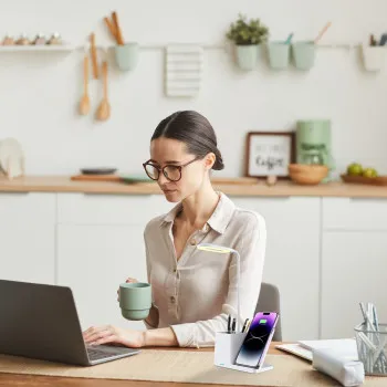 Rábalux Cerie fehér LED asztali lámpa (RAB-74233) LED 1 izzós IP20
