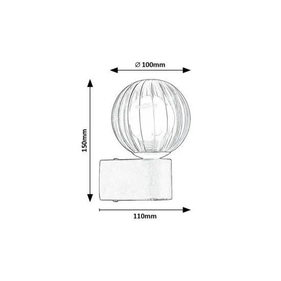 Rábalux Colzar matt fekete fürdőszobai falikar (RAB-75021) G9 1 izzós IP44