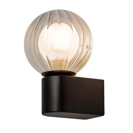 Rábalux Colzar matt fekete fürdőszobai falikar (RAB-75021) G9 1 izzós IP44