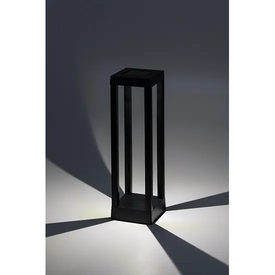 Rábalux Cong fekete LED napelemes kültéri leszúrható lámpa (RAB-77186) LED 1 izzós IP44