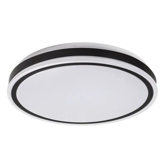 Rábalux Corlet fekete-fehér távirányítós LED mennyezeti lámpa (RAB-71412) LED 1 izzós IP20