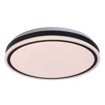 Rábalux Corlet fekete-fehér távirányítós LED mennyezeti lámpa (RAB-71412) LED 1 izzós IP20