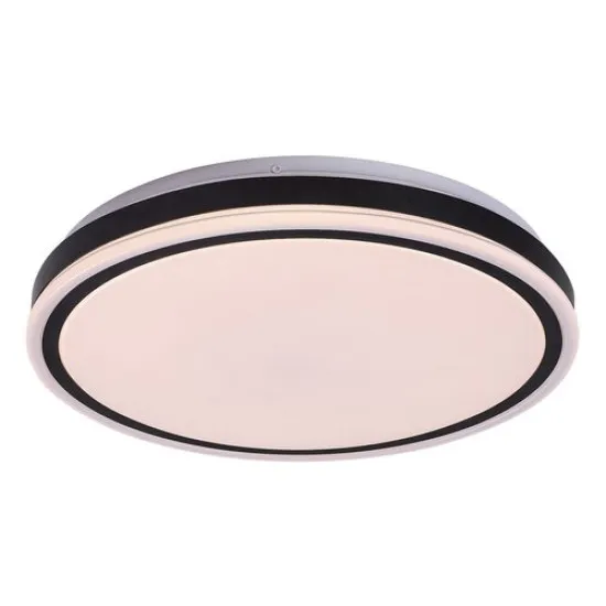 Rábalux Corlet fekete-fehér távirányítós LED mennyezeti lámpa (RAB-71412) LED 1 izzós IP20