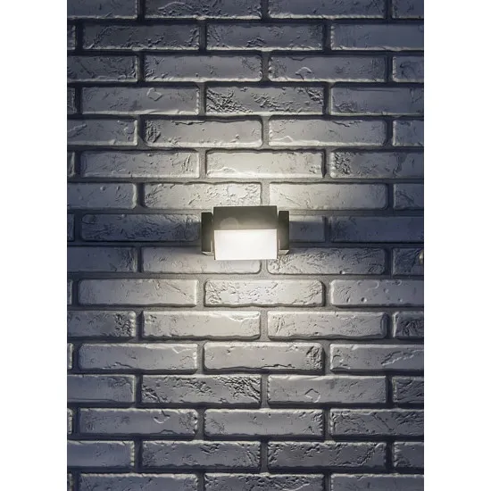 Rábalux Cubbington fekete LED kültéri fali lámpa (RAB-77183) LED 1 izzós IP54