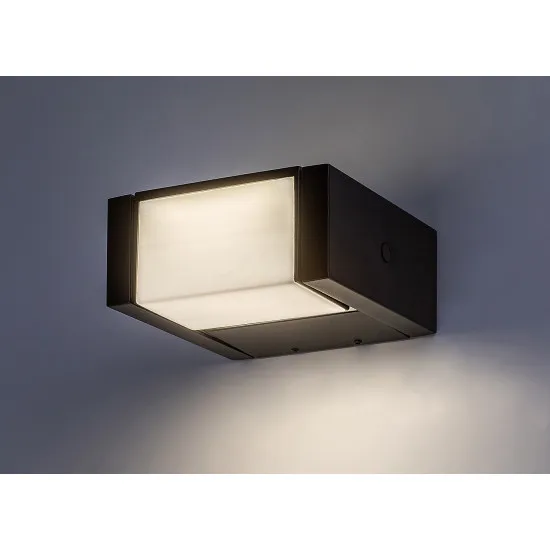 Rábalux Cubbington fekete LED kültéri fali lámpa (RAB-77183) LED 1 izzós IP54