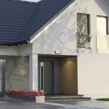 Rábalux Cubbington fekete LED kültéri fali lámpa (RAB-77185) LED 1 izzós IP54