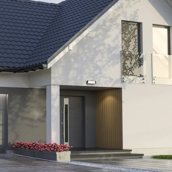 Rábalux Cubbington fekete LED kültéri fali lámpa (RAB-77185) LED 1 izzós IP54