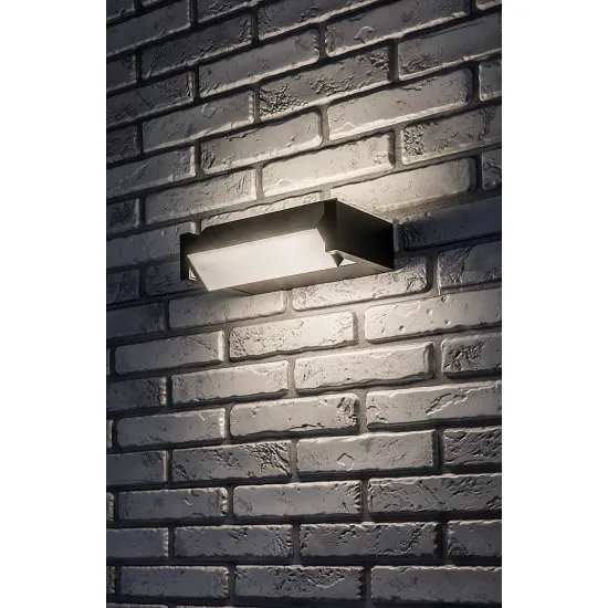 Rábalux Cubbington fekete LED kültéri fali lámpa (RAB-77185) LED 1 izzós IP54