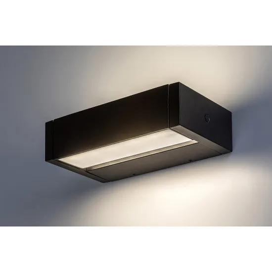 Rábalux Cubbington fekete LED kültéri fali lámpa (RAB-77185) LED 1 izzós IP54