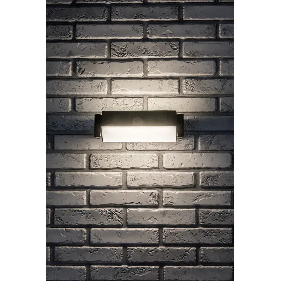 Rábalux Cubbington fekete LED kültéri fali lámpa (RAB-77185) LED 1 izzós IP54