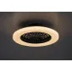 Rábalux Dalfon 2 fekete-fehér LED mennyezeti ventilátoros lámpa (RAB-71329) LED 1 izzós IP20
