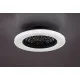 Rábalux Dalfon 2 fekete-fehér LED mennyezeti ventilátoros lámpa (RAB-71329) LED 1 izzós IP20