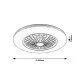 Rábalux Dalfon 2 fehér-fekete LED mennyezeti ventilátoros lámpa (RAB-71330) LED 1 izzós IP20