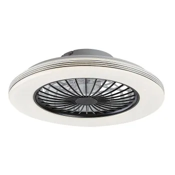 Rábalux Dalfon 2 fehér-fekete LED mennyezeti ventilátoros lámpa (RAB-71330) LED 1 izzós IP20