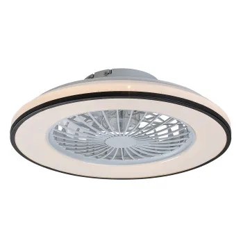 Rábalux Dalfon 2 fehér-fekete LED mennyezeti ventilátoros lámpa (RAB-71331) LED 1 izzós IP20