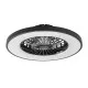 Rábalux Dalfon 2 fekete-fehér LED mennyezeti ventilátoros lámpa (RAB-71334) LED 1 izzós IP20