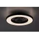 Rábalux Dalfon 2 fekete-fehér LED mennyezeti ventilátoros lámpa (RAB-71334) LED 1 izzós IP20