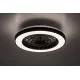 Rábalux Dalfon 2 fekete-fehér LED mennyezeti ventilátoros lámpa (RAB-71336) LED 1 izzós IP20