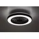 Rábalux Dalfon 2 fekete-fehér LED mennyezeti ventilátoros lámpa (RAB-71336) LED 1 izzós IP20