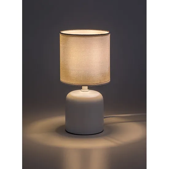 Rábalux Daphni fehér asztali lámpa (RAB-74052) E14 1 izzós IP20