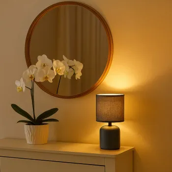 Rábalux Daphni kék asztali lámpa (RAB-74056) E14 1 izzós IP20