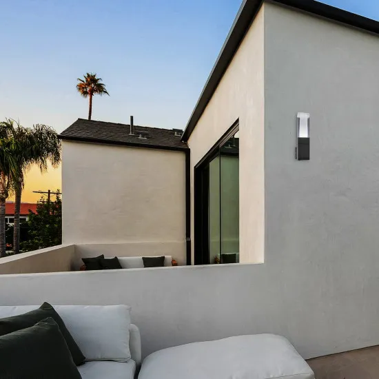 Rábalux Darvas fekete LED kültéri fali lámpa (RAB-77126) LED 1 izzós IP54