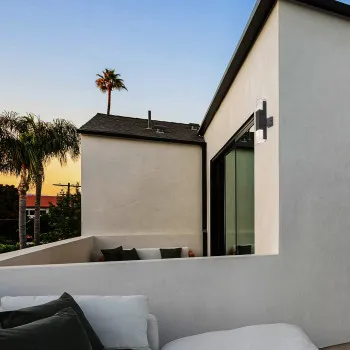 Rábalux Darvas fekete LED kültéri fali lámpa (RAB-77127) LED 1 izzós IP54