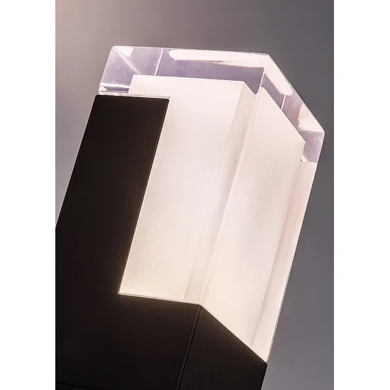 Rábalux Darvas fekete LED kültéri fali lámpa (RAB-77127) LED 1 izzós IP54