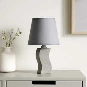 Rábalux Dayami szürke asztali lámpa (RAB-74073) E14 1 izzós IP20