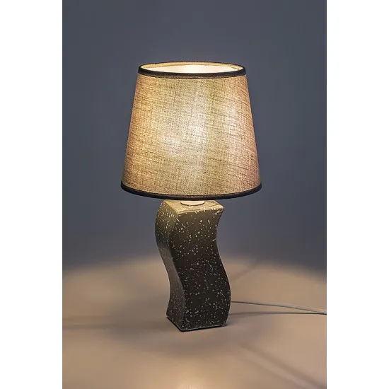 Rábalux Dayami szürke asztali lámpa (RAB-74073) E14 1 izzós IP20