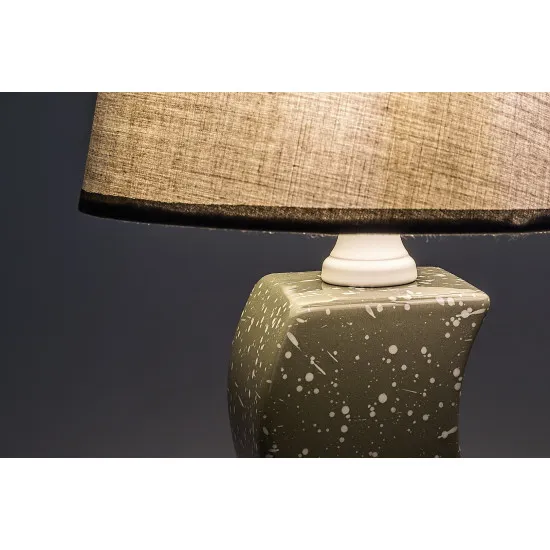 Rábalux Dayami szürke asztali lámpa (RAB-74073) E14 1 izzós IP20