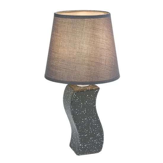 Rábalux Dayami szürke asztali lámpa (RAB-74073) E14 1 izzós IP20