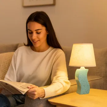 Rábalux Dayami kék asztali lámpa (RAB-74074) E14 1 izzós IP20