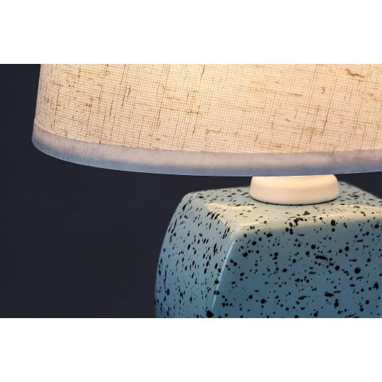 Rábalux Dayami kék asztali lámpa (RAB-74074) E14 1 izzós IP20