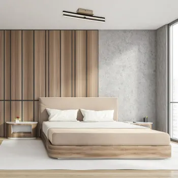 Rábalux Demir fekete-arany LED mennyezeti lámpa (RAB-71396) LED 1 izzós IP20