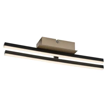 Rábalux Demir fekete-arany LED mennyezeti lámpa (RAB-71396) LED 1 izzós IP20