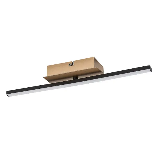 Rábalux Demir fekete-arany LED mennyezeti lámpa (RAB-71397) LED 1 izzós IP20