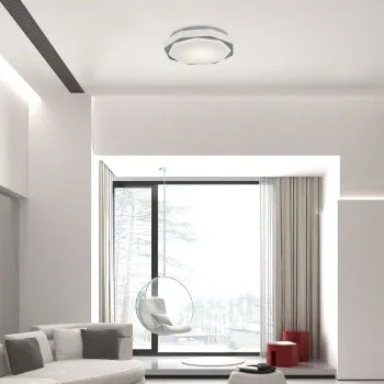 Rábalux Dettora szürke LED mennyezeti lámpa (RAB-71046) LED 1 izzós IP20