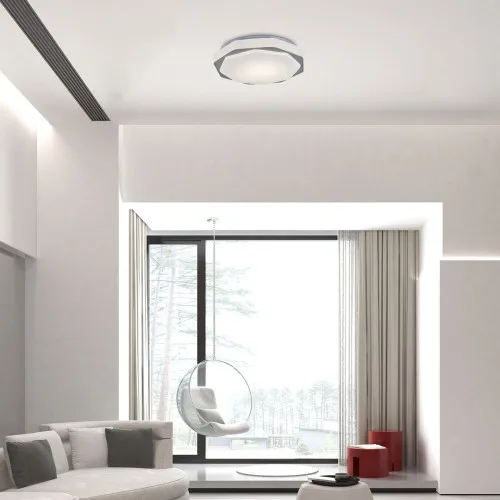 Rábalux Dettora szürke LED mennyezeti lámpa (RAB-71046) LED 1 izzós IP20