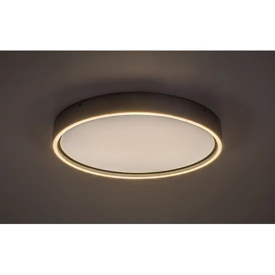Rábalux Dewson csiszolt alumínium LED mennyezeti lámpa (RAB-71289) LED 1 izzós IP20