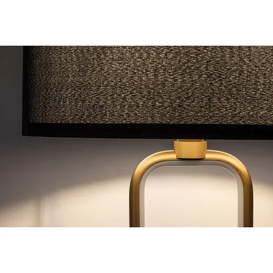 Rábalux Domiro arany-fekete LED állólámpa (RAB-74043) LED+E27 1 izzós IP20