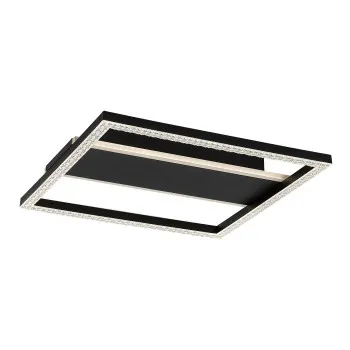 Rábalux Donya fekete LED mennyezeti lámpa (RAB-71373) LED 1 izzós IP20