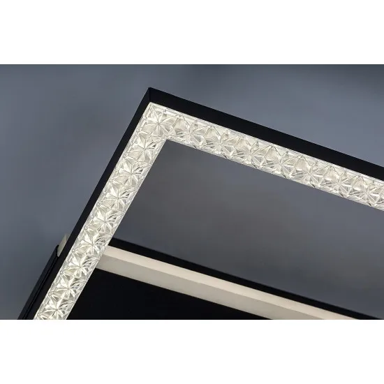 Rábalux Donya fekete LED mennyezeti lámpa (RAB-71373) LED 1 izzós IP20