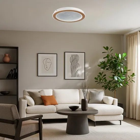 Rábalux Efrael arany LED mennyezeti lámpa (RAB-71281) LED 1 izzós IP20